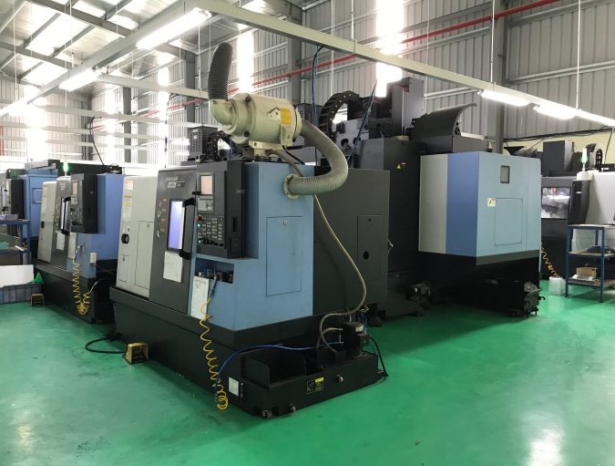 Hệ thống máy CNC Doosan tại nhà xưởng CNCLASER